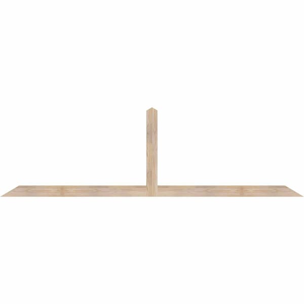 Ekena Millwork Portland Smooth Timber Gable Bracket, Douglas Fir, 96"W x 28"H x 1 1/2"D x 3 1/2"F, 7/12 Pitch GBW096X28X0204POR00SDF - main